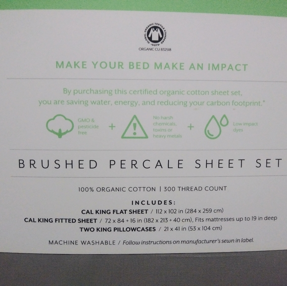 New Under The Canopy California King sheet set - Picture 4 of 6
